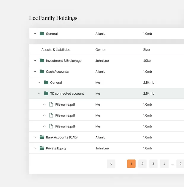 Document Storage & Management in MYFO